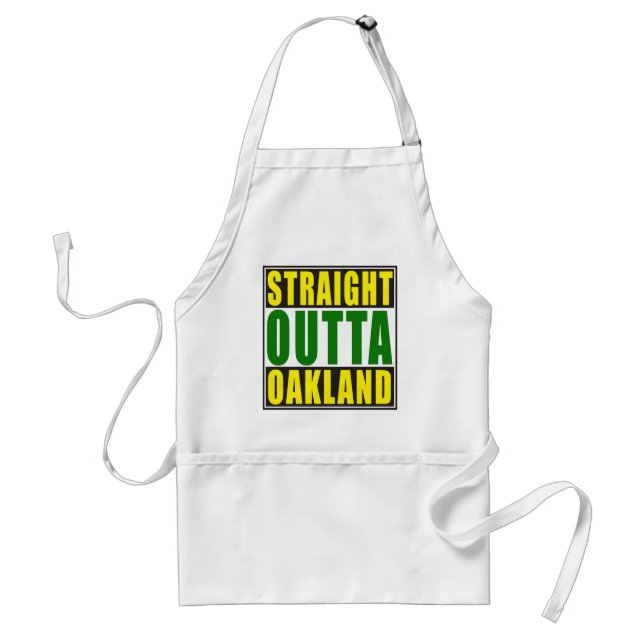 Avental Verde reto de Outta Oakland (Frente)