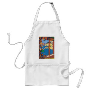 Avental Viagens vintage, Mar Mediterrâneo da Riviera Franc