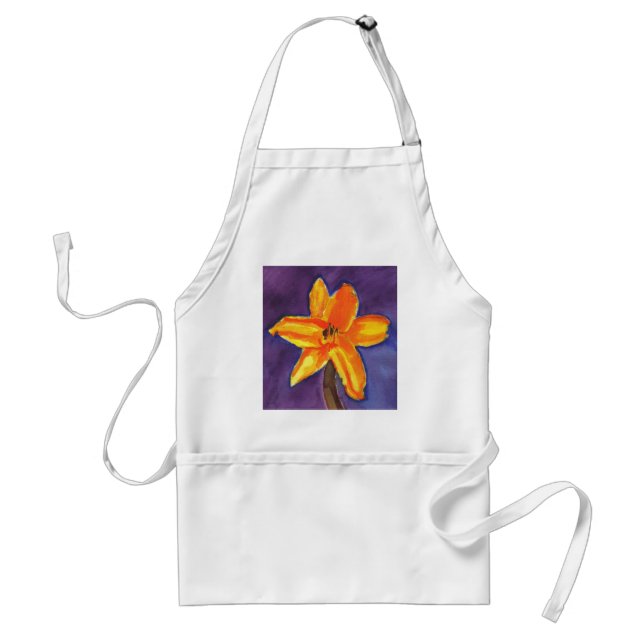 Avental Vibrant Day Lily (Frente)