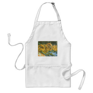 Avental Vincent van Gogh - Natureza Morta: Quatro Girassói
