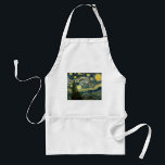Avental Vincent van Gogh's The Starry Night (1889)<br><div class="desc">Um trabalho de arte clássico que passou para o dominio público e faz presentes maravilhosos e outros produtos. Van Gogh escreveu uma vez: "Muitas vezes me parece que a noite ainda é mais rica em cores do que o dia; tendo tons das violetas, azuis e verdes mais intensos. Se prestarmos...</div>