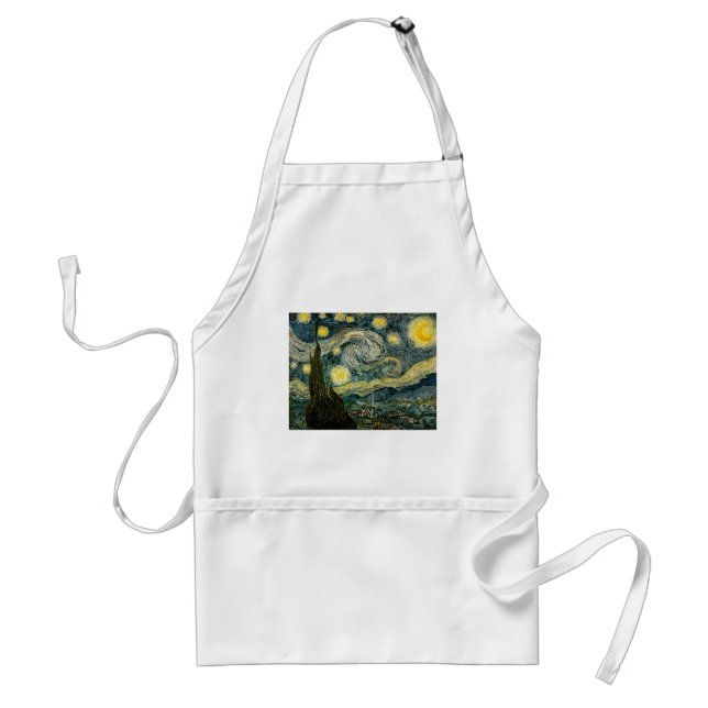 Avental Vincent van Gogh's The Starry Night (1889) (Frente)