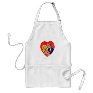 Avental vintage anti valentine