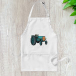 Avental Vintage Blue Trator Fazenda Life<br><div class="desc">Cozinhar,  grelhar ou jardim em estilo com este avental com um trator azul de desenho animado. Perfeito para fazendeiros,  cozinheiros caseiros,  ou qualquer pessoa que ame charme rústico,  este avental adiciona um talento rural divertido à sua cozinha ou atividades ao ar livre enquanto mantém suas roupas limpas e protegidas.</div>