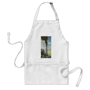 Avental Vintage Business, Gushing Oil well with Workers