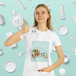 Avental Vintage Cherry Blossom Love Bird Peach<br><div class="desc">Vintage Cherry Blossom Love Bird Peach Mint Casamento Apron. Para o segundo,  ou para o funcionarios de apoio na recepção de casamento ou cozinhar,  ou 1 rua de Natal presente para recém-casados, </div>