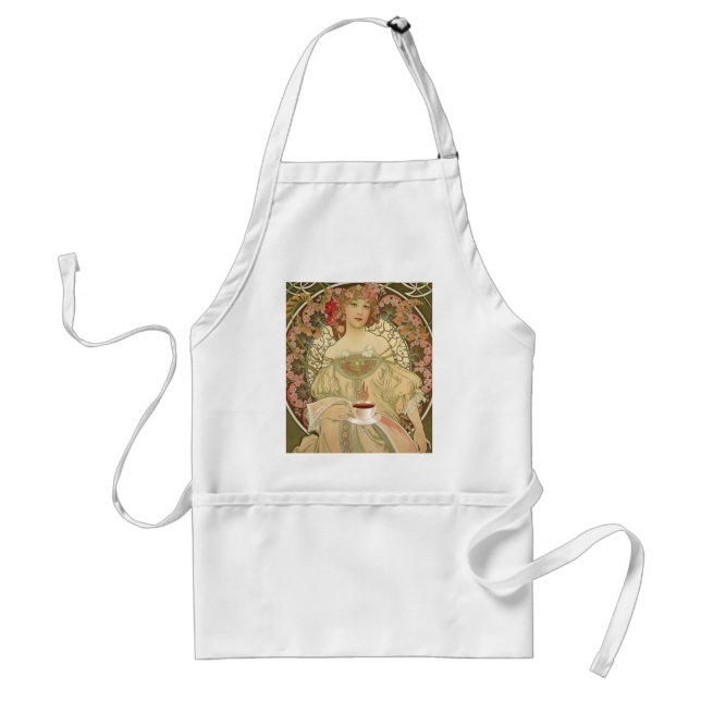 Avental Vintage Coffee Poster Apron (Frente)