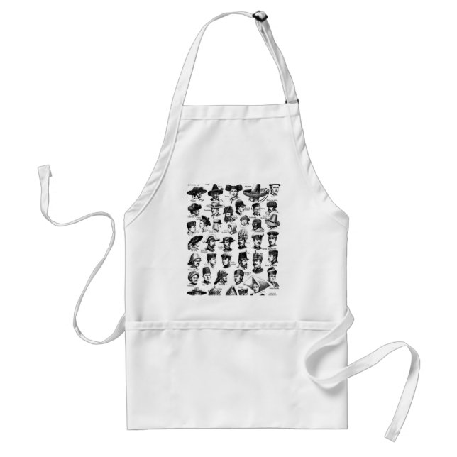 Avental Vintage Hats Apron (Frente)