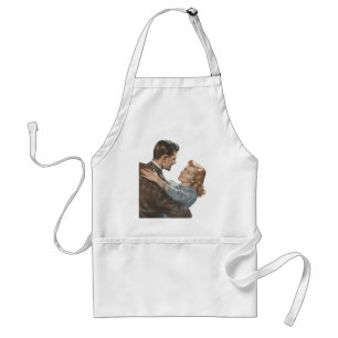 Avental Vintage Love Romance Newlyweds Devemos Dançar?