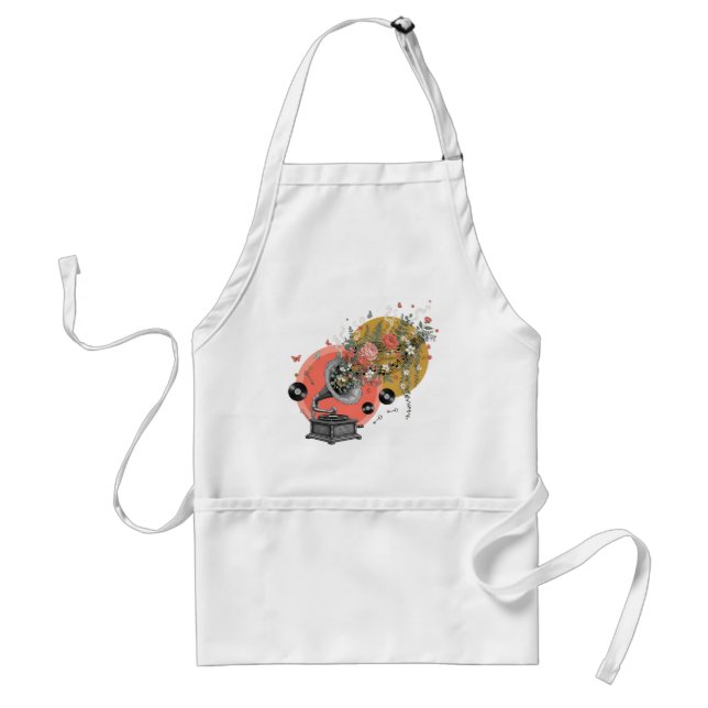 Avental Vintage Melody Garden (Frente)