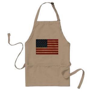Avental Vintage Patriotic American Flag