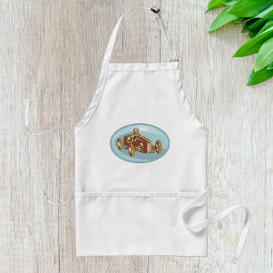 Avental Vintage Race Car Motorsport Art Clássica