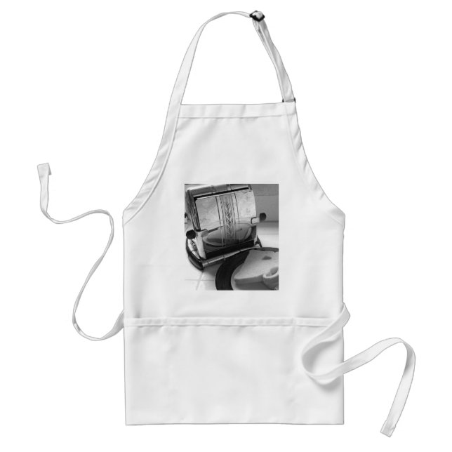 Avental Vintage Toaster Kitchen Art Apron (Frente)