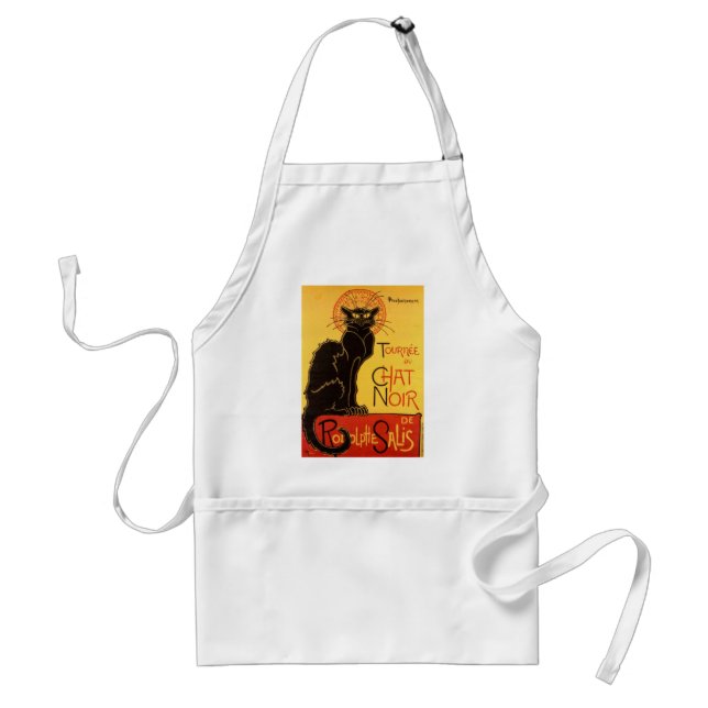 Avental Vintage Tournee de Chat Noir Black Cat (Frente)