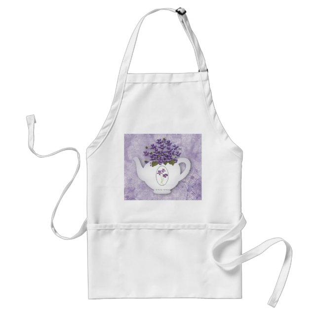 Avental Violet Teapot Apron (Frente)