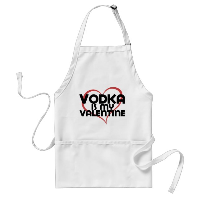 Avental Vodka é meu Namorados (Frente)