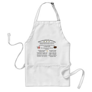 Avental "What a good cook should know"