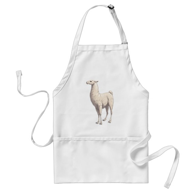 Avental White Llama (Frente)