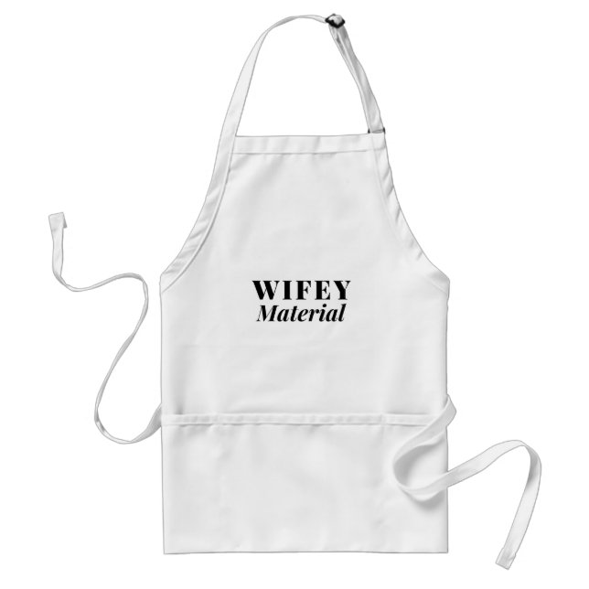 Avental Wifey Material Apron (Frente)