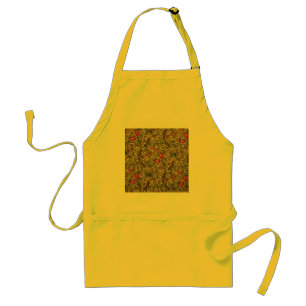 Avental William Morris Antigo Design Floral Golden Lilly