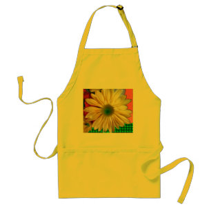 Avental Yellow Daisy Apron