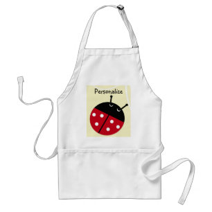Avental Yellow Lady Bug Apron