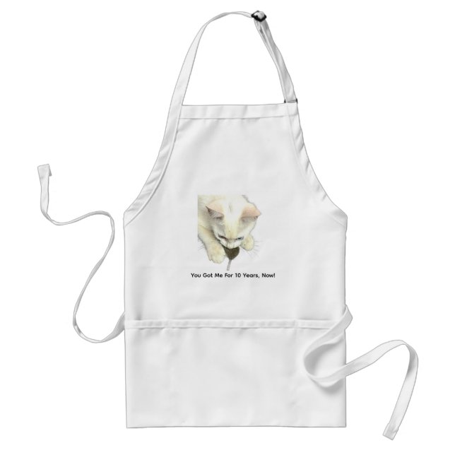 Avental You Got Me!, Funny Anniversary Apron (Frente)