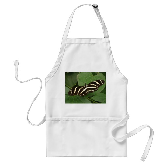 Avental Zebra Longwing Butterfly Apron (Frente)