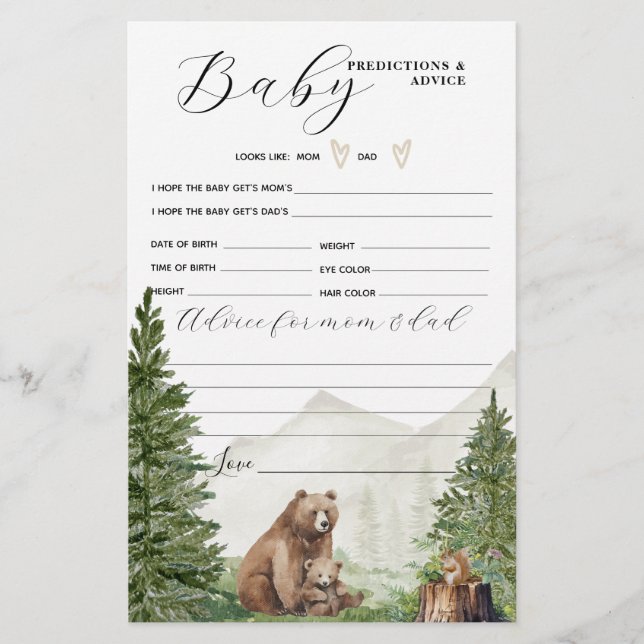 Aventura Aguarda Jogo de Chá de fraldas Neutro de  (Frente)