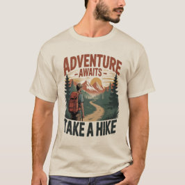 Aventura Aguarda Uma Camiseta Hike