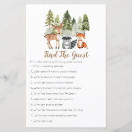 Aventura animal veado Woodland Encontre o Jogo Con