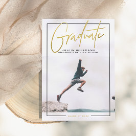 Aventura | Anúncio de Graduação de Fotos Dourada