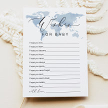 Aventura Azul CARMEN deseja Cartão de Bebê