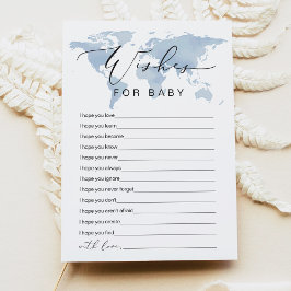 Aventura Azul CARMEN deseja Cartão de Bebê