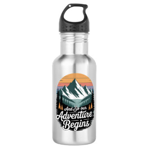 aventura começa garrafas de água - caminhadas e ac