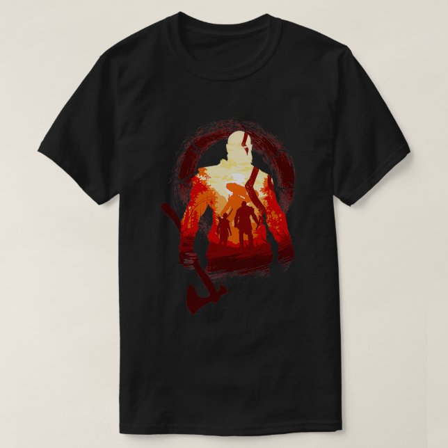 Aventura da Camisa Clássica dos Deuses (Frente do Design)