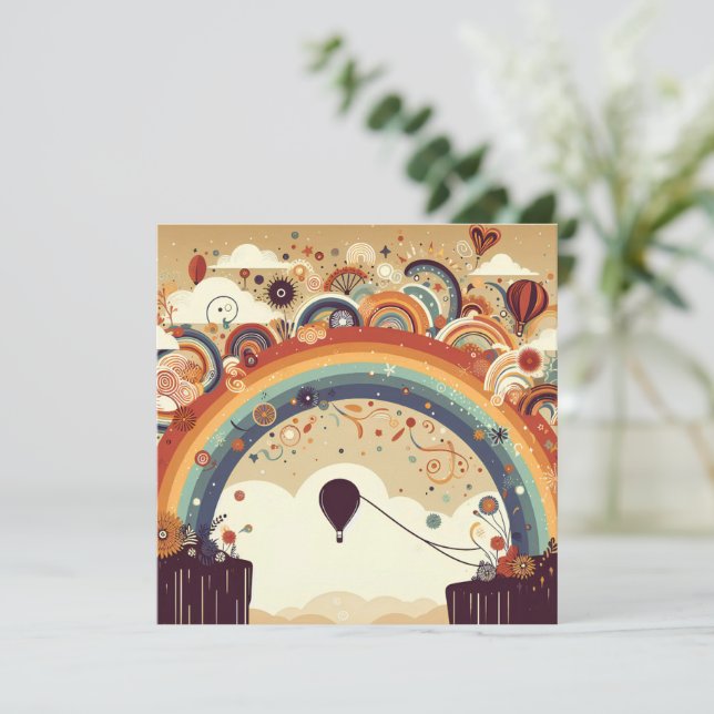 Aventura de Balão de Ar Quente Aguarda Chá de fral (Em pé/Frente)