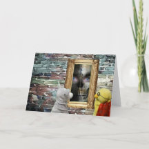 Aventura de Halloween. Cartão de Saudação