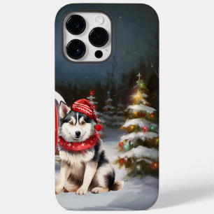 Aventura de Natal de Winter Siberian Husky Caravan