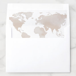 Aventura de Viagem do Mapa Mundial de CARMEN Beige