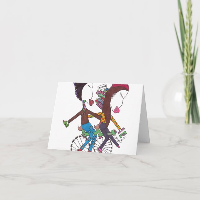 aventura do casal em Taipei no cartão de nota (Frente)