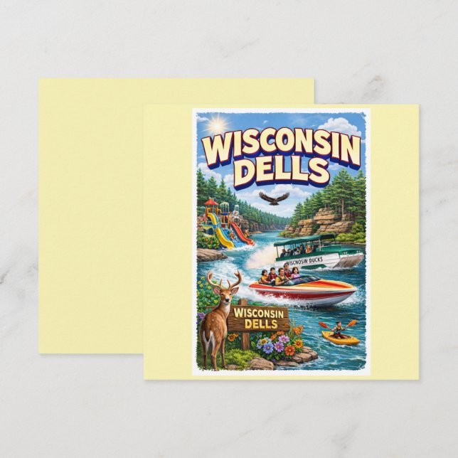 Aventura em Wisconsin Dells – Parques Aquáticos e  (Frente/Verso)