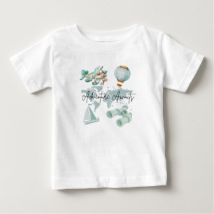 Aventura Espera! Esta camiseta encantadora para cr