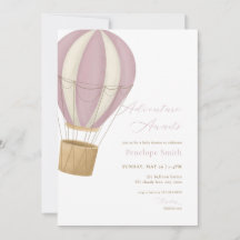 Aventura Menina Rosa Aguarda Convite De Chá de fra