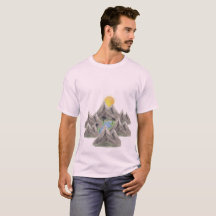 Aventura na Montanha – Camiseta de Natureza em Aqu