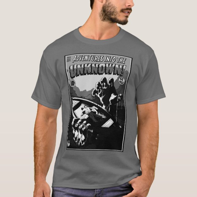 Aventura na UNKNOWN! Camiseta (Frente)