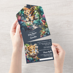 Aventura Safari, filhote de leão, jardim zoológico