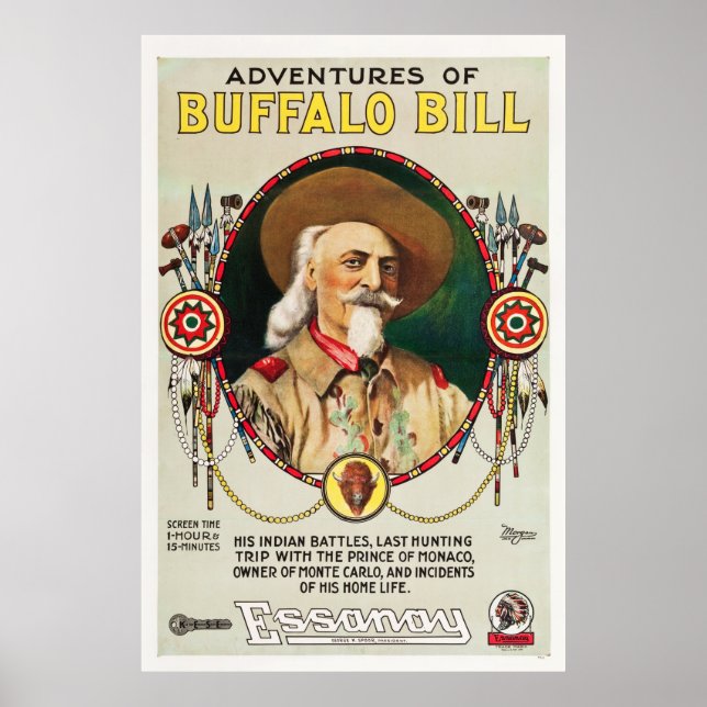 Aventuras da Lei de Buffalo - poster de 1917 (Frente)