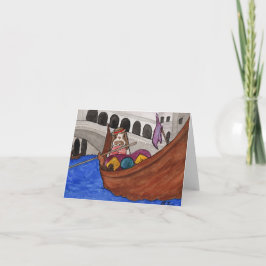 Aventuras de Coconut: Cartão de Fevereiro 4"x5.6"