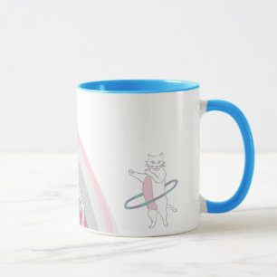 Aventuras do azul da caneca de Pantone & de Cmyk